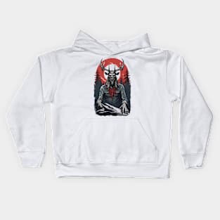 Wendigo Creature Kids Hoodie